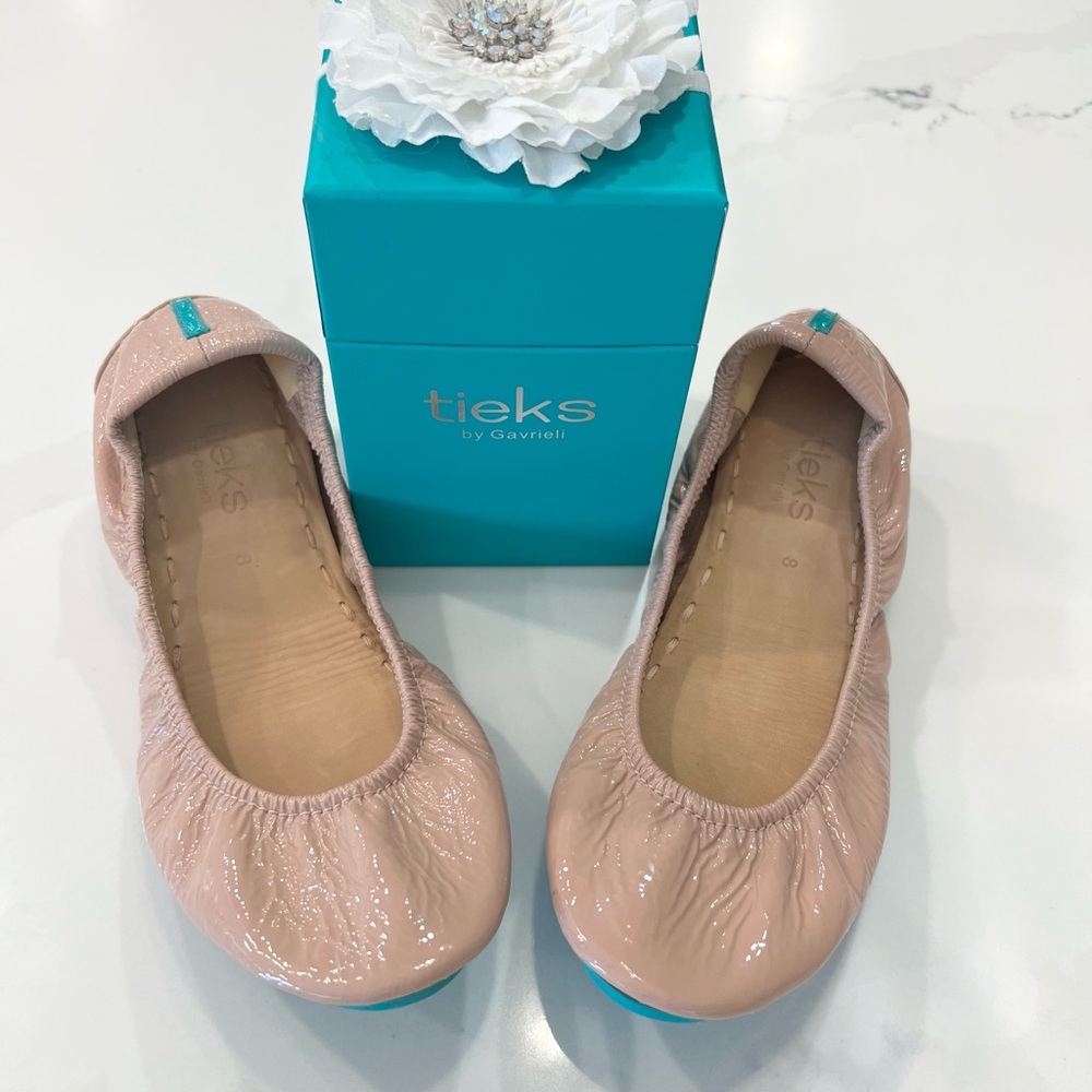 Tieks Blush Patent Leather Ballet Flats - Picture 8 of 10